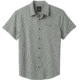 prAna Jaffra Short Sleeve Shirt - Mens, Gravel, Large, M11191528-GRA-L