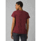 prAna Journeyman 2.0 Tee - Womens, Extra Small, Maroon Happy Camper, 1969281-601-XS