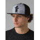 prAna Journeyman Trucker, Charcoal Bear Hug, One Size, 1962831-002-O/S