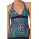 prAna Lahari Tankini Top - Women's-Black Patchwork-Large
