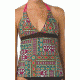 prAna Lahari Tankini Top - Women's-Espresso Patchwork-X-Small