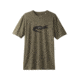 prAna Later Alligator Short Sleeve T-Shirt - Mens, Cargo Green Heather, Small, M11191521 -319-S