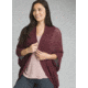prAna Lima Cardigan - Women's, Black Cherry Heather, Small, W13180529-BXHT-S
