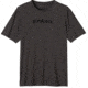 prAna Logo T-Shirt - Men's, Charcoal, Small, M1LOGO316-CHR-S