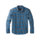prAna Miki Long Sleeve Flannel Shirt - Mens, Coal, Large, M23181373-COAL-L