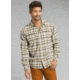 prAna Miki Long Sleeve Flannel Shirt - Mens, Dark Khaki, XXLarge, M23181373-DKKH-XXL