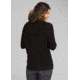 prAna Milani Hoodie - Womens, Black Heather, Large, W23190869-BKHT-L
