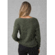 prAna Milani Vneck Sweater, Kale, Small, W23202218-KALE-S