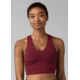 prAna Momento Crop Top - Womens, Maroon/Nautical, Large, 1963231-601-L