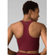 prAna Momento Crop Top - Womens, Maroon/Nautical, Large, 1963231-601-L