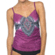 prAna Moorea Tankini Top - Women's-Fuchsia Namaste-X-Small