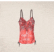 prAna Moorea Tankini Top - Women's-Neon Orange Tie Dye-Small