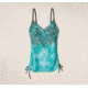 prAna Moorea Tankini Top - Women's-Turquoise Tie Dye-Medium