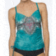 prAna Moorea Tankini Top - Women's-Sea Green Namaste-Large