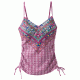 prAna Moorea Tankini Womens, Pomegranate Marrakesh, Medium, W1MOOR113-POMA-M