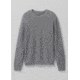prAna North Loop Sweater, Pebble Grey, XLarge, 1964561-020-SL-XL