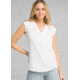 prAna Novelle Top, White, XLarge, W11190750 -100-XL