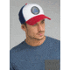 prAna Organic Cotton Patch Trucker, Red White Blue, One Size, U51180652-RWB-O/S