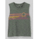 prAna Organic Graphic Sleeveless Top, Kale Landscape, Small, 1962781-301-S