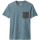 prAna Pocket T-Shirt - Mens, Blue Note Heather, Small, M1POCK316-BNHT-S