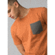 prAna Pocket T-Shirt - Mens, Russet Heather, Extra Large, M1POCK316-RUHT-XL