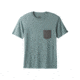 prAna Pocket T-Shirt - Mens, Starling Green Heather, Large, M1POCK316-SRHT-L