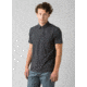 prAna Polo - Mens, Black Stripe, Small, M11181339-BKST-S