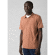 prAna Polo - Mens, Russet Stripe, Large, M11181339-RUST-L