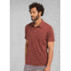 prAna Polo T-Shirt - Mens, Maple Heather, Medium, M11181339-MPHT-M