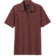 prAna Polo T-Shirt - Mens, Maple Heather, Medium, M11181339-MPHT-M