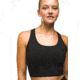 prAna Heavana Racerback Bralette - Womens, Black Heather, S, 2066831-001-S