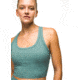 prAna Heavana Racerback Bralette - Womens, Cool Dusk Heather, L, 2066831-400-L