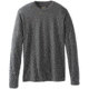 Prana Long Sleeve Crew T-Shirt, Charcoal Heather, Small, M23181469-CCHT-S