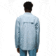 prAna Lost Sol Long Sleeve Shirt Standard Fit - Mens, Chambray Heather, S, 1972361-401-ST-S
