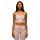 prAna Luxara Bralette - Womens, Willow Linea, L, 2045491-502-L