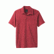 prAna Polo Mens, Crimson Heather, Small, M11181339-CMHT-S