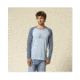 prAna Radiant Heathered Raglan Shirt - Men's -Light Blue-Medium