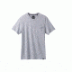 prAna Ryann Short Sleeve Crew Mens, Coal, Large, M11181318-COAL-L