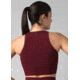 prAna Sopra Seamless Crop Top - Womens, Maroon, Small, 1970341-600-S