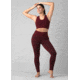 prAna Sopra Seamless Crop Top - Womens, Maroon, Small, 1970341-600-S