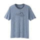 prAna Sun Heathered Tee - Men's-Light Blue-Small