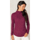 Taryn Turtleneck-Black Plum-Large