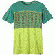 prAna Throttle Colorblocked Crew T-Shirt - Men's -Dusty Pine-Small