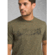 prAna Trail Short Sleeve T-Shirt, Cargo Green, XLarge, M11191514 -318-XL