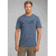 prAna Trail Short Sleeve T-Shirt, Denim Heather, XLarge, M11191514 -479-XL
