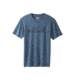 prAna Trail Short Sleeve T-Shirt, Denim Heather, XLarge, M11191514 -479-XL