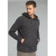 prAna Trawler Henley Hoodie - Mens, Charcoal Heather, XXXLarge, M23181379-CCHT-XXXL
