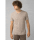 prAna V-Neck T-Shirt, Dark Khaki Heather, Large, 1965421-250-ST-L