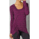prAna Vinyasa Hoodie - Women's-Vivid Viola Stripe-X-Small