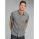prAna Virtuoso Short Sleeve Shirt - Mens, Gravel, Small, M13180487-GRA-S